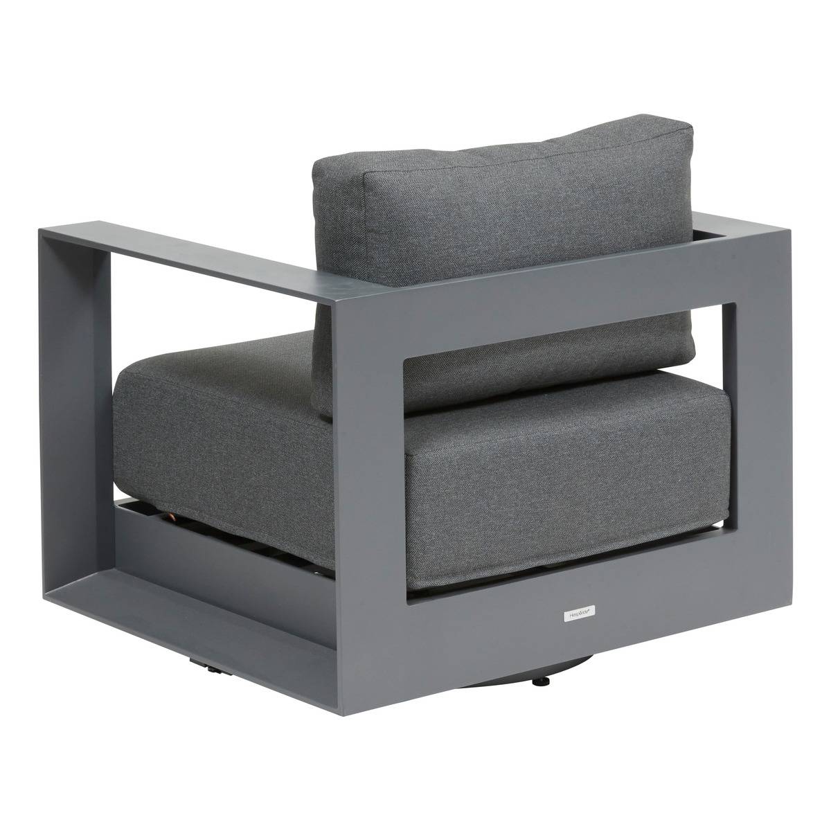 Fauteuil de jardin rotatif en aluminium ALLURE gris graphite, HESPERIDE