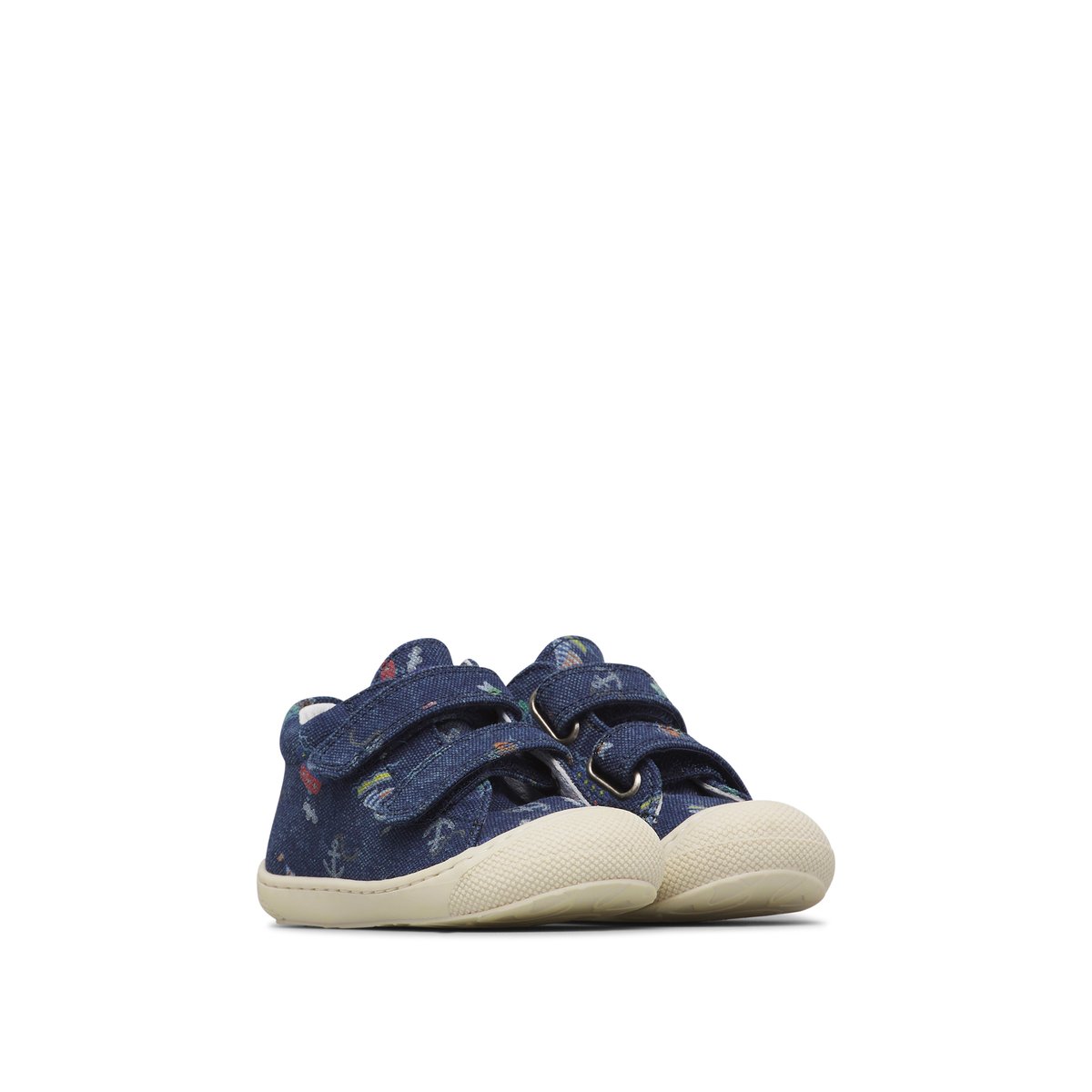 Chaussures premiers pas en tissu COCOON VL marine-, NATURINO
