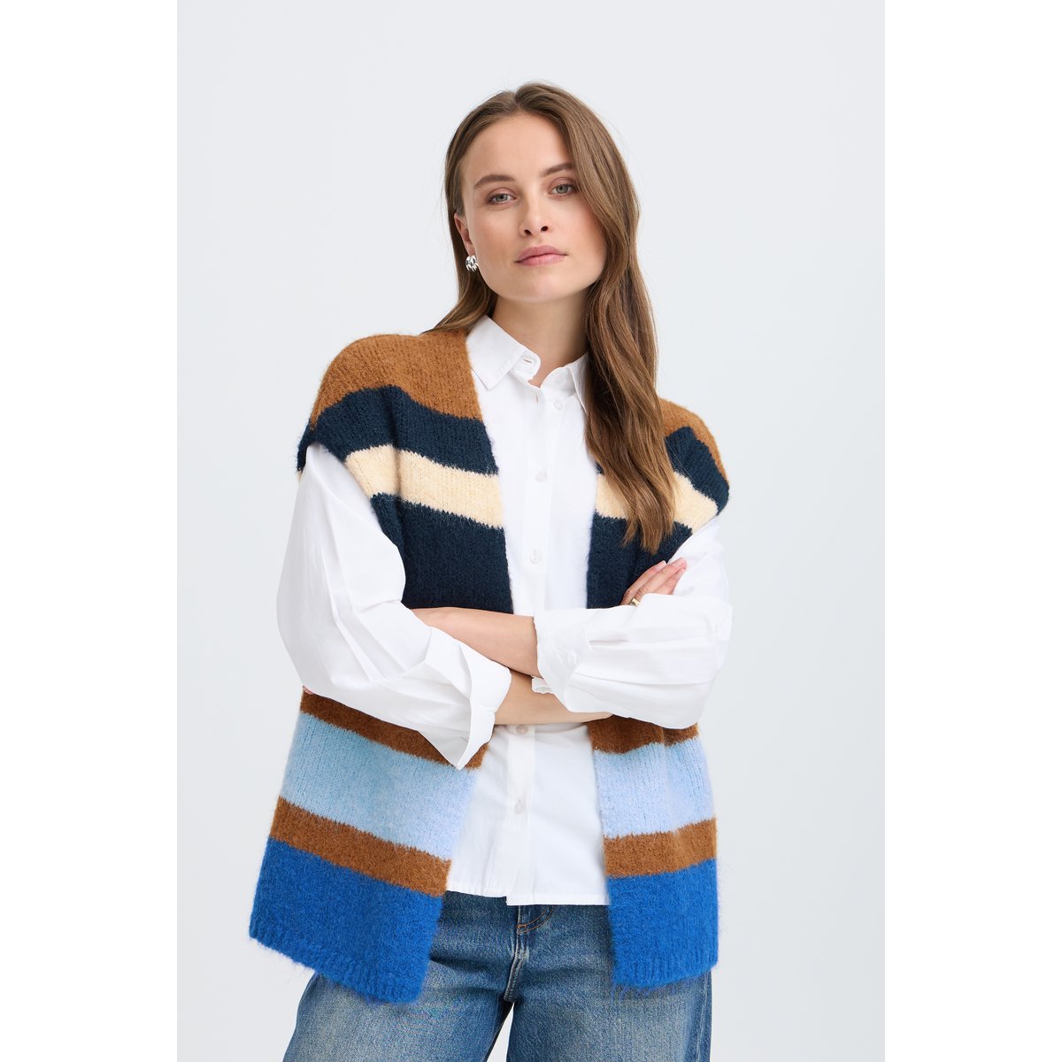 Sans manches sepia mel stripe, B.YOUNG