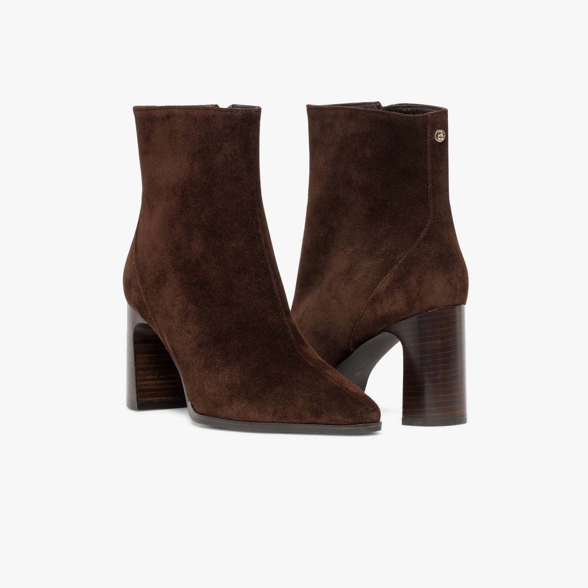 Boots À Talon en cuir ROSA marron chocolat, BOCAGE