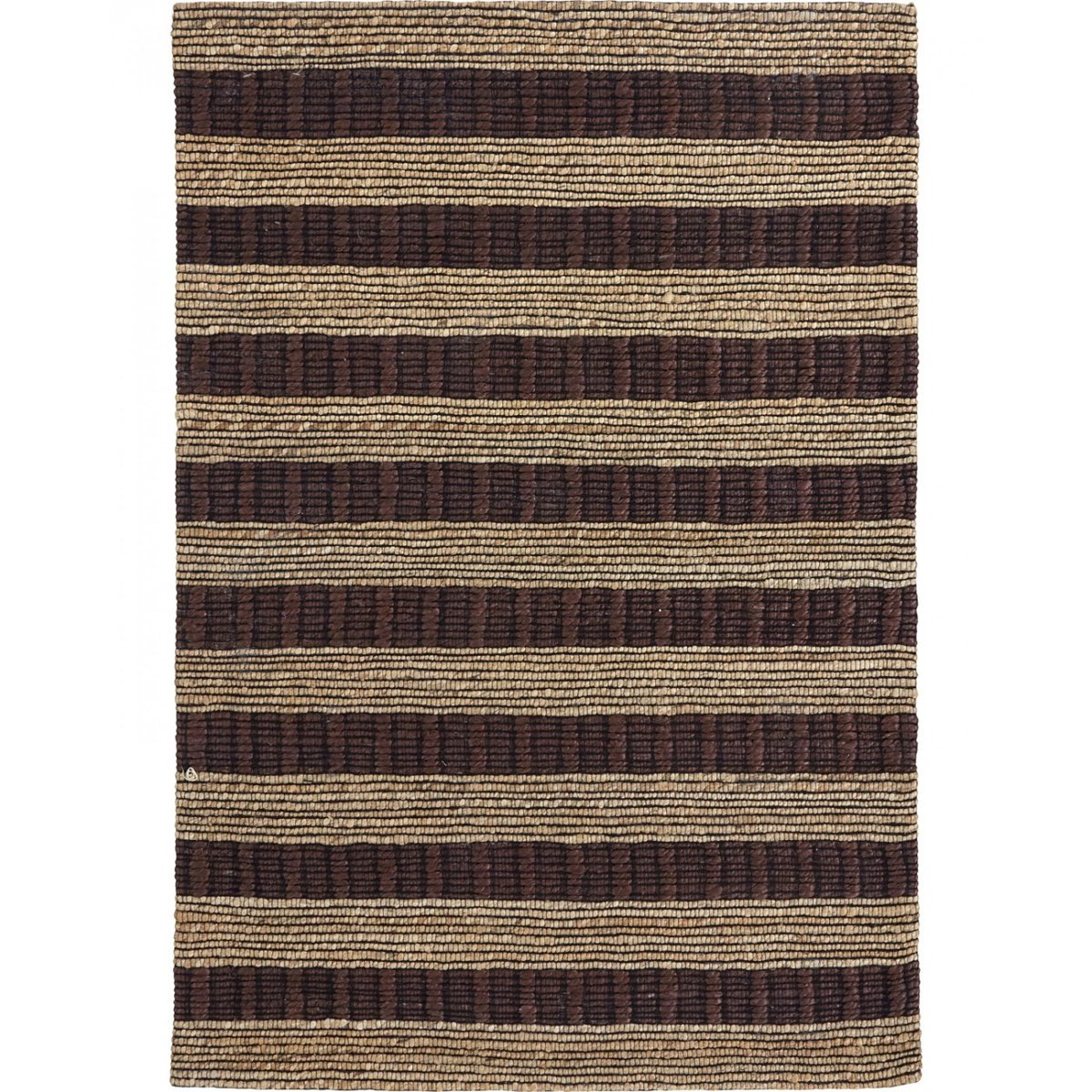 Tapis en jute Block 130x85 cm marron, nature, HOUSE DOCTOR