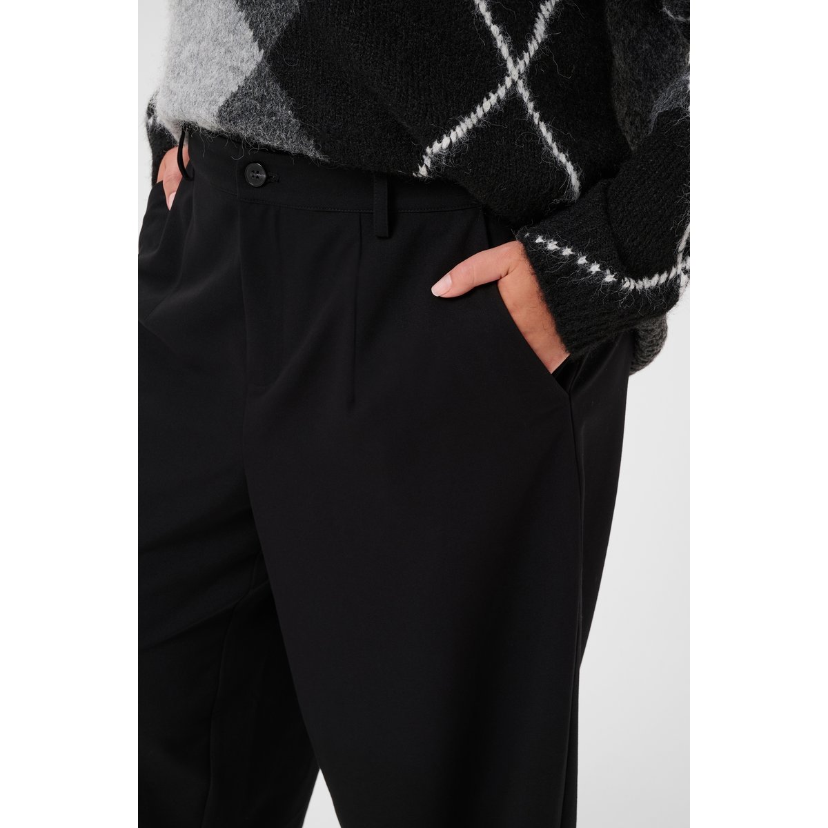 Pantalon de costume noir, KAFFE CURVE