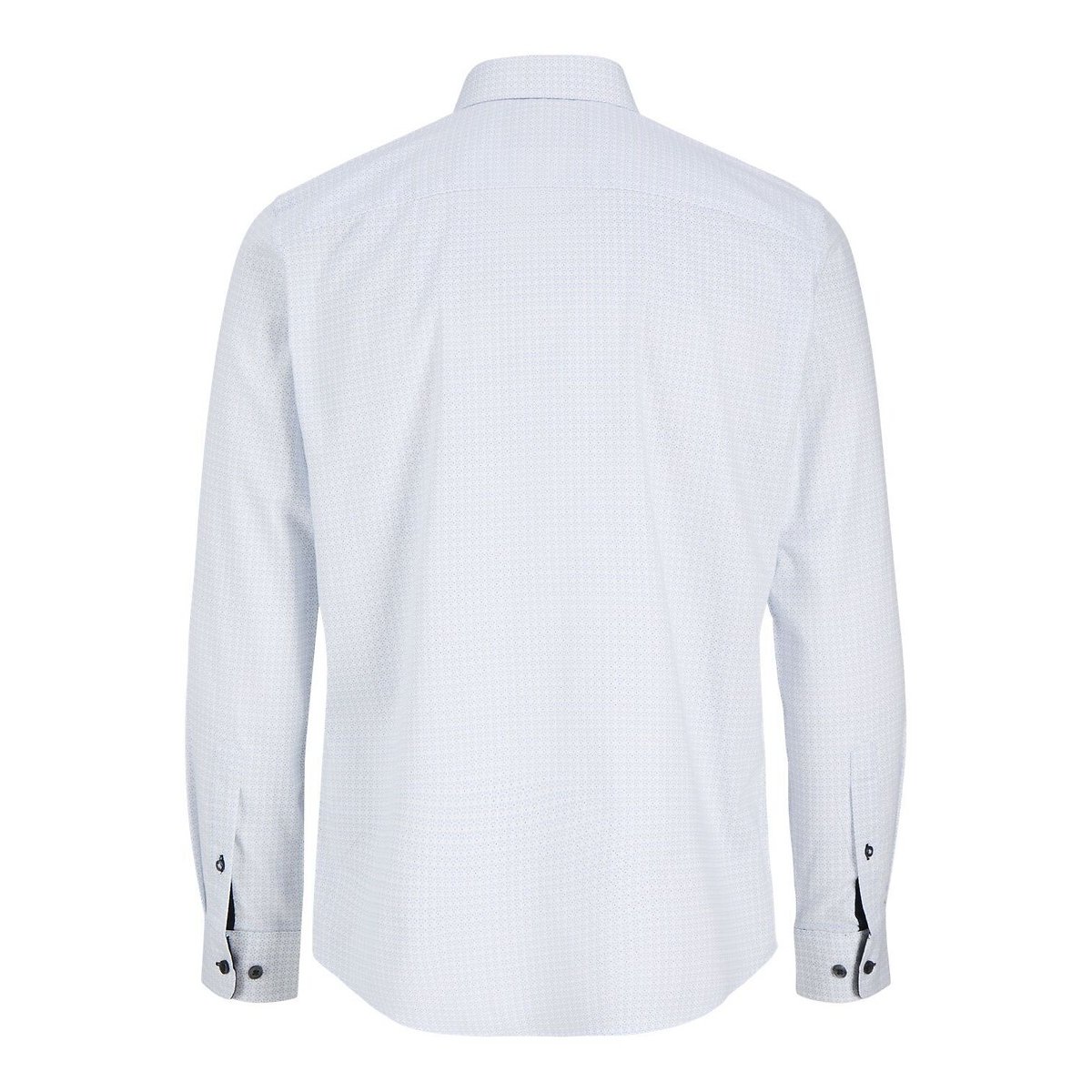 Chemise boutons contrastants, manches longues blanc, JACK & JONES