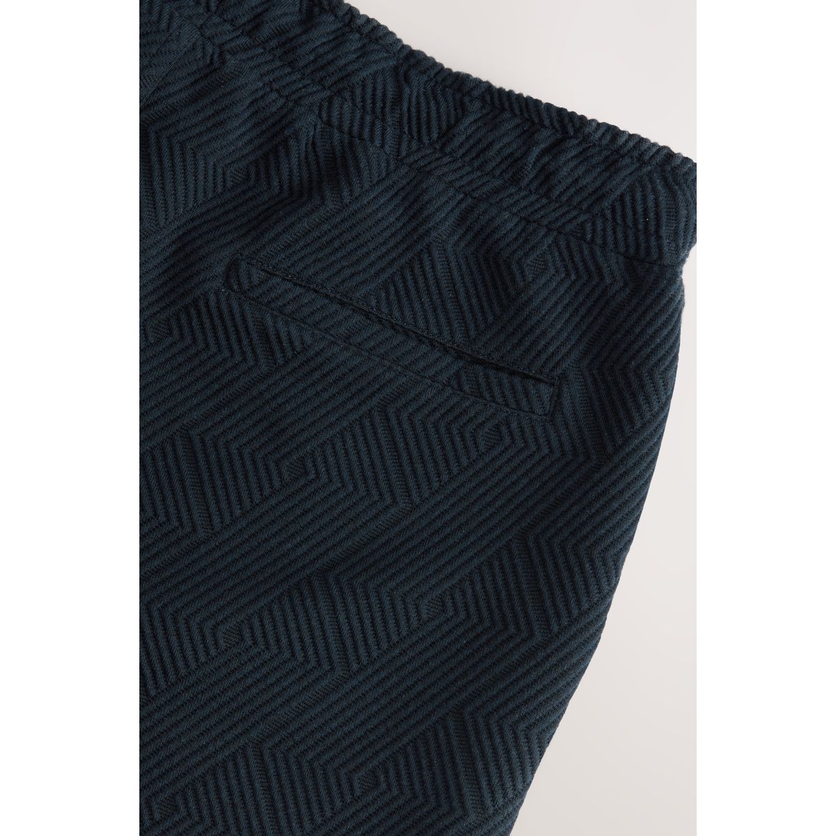 Short en jersey texturé à motif géométrique bleu marine, NEXT