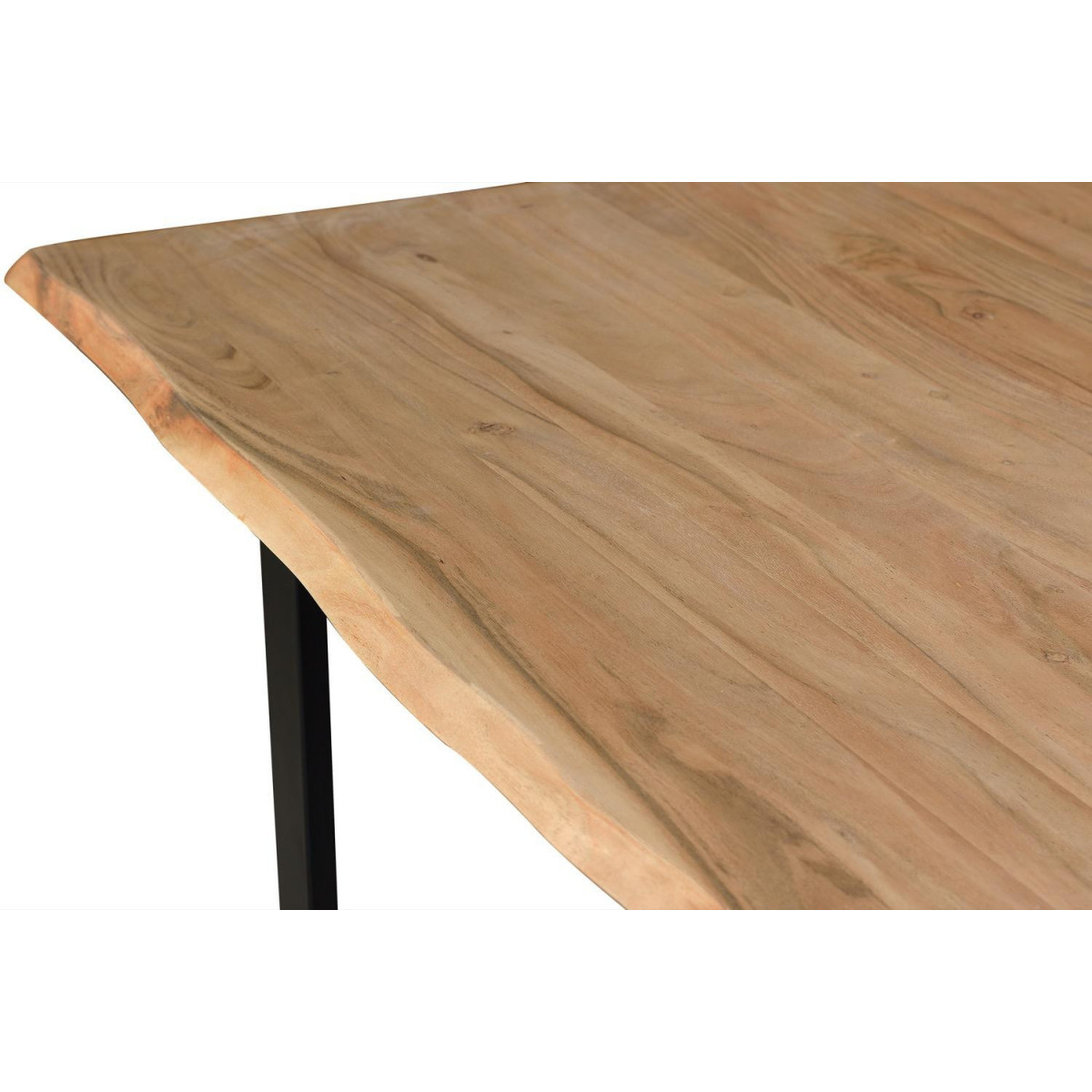 Table à manger - WIVINE marron, DECORATION D’AUTREFOIS