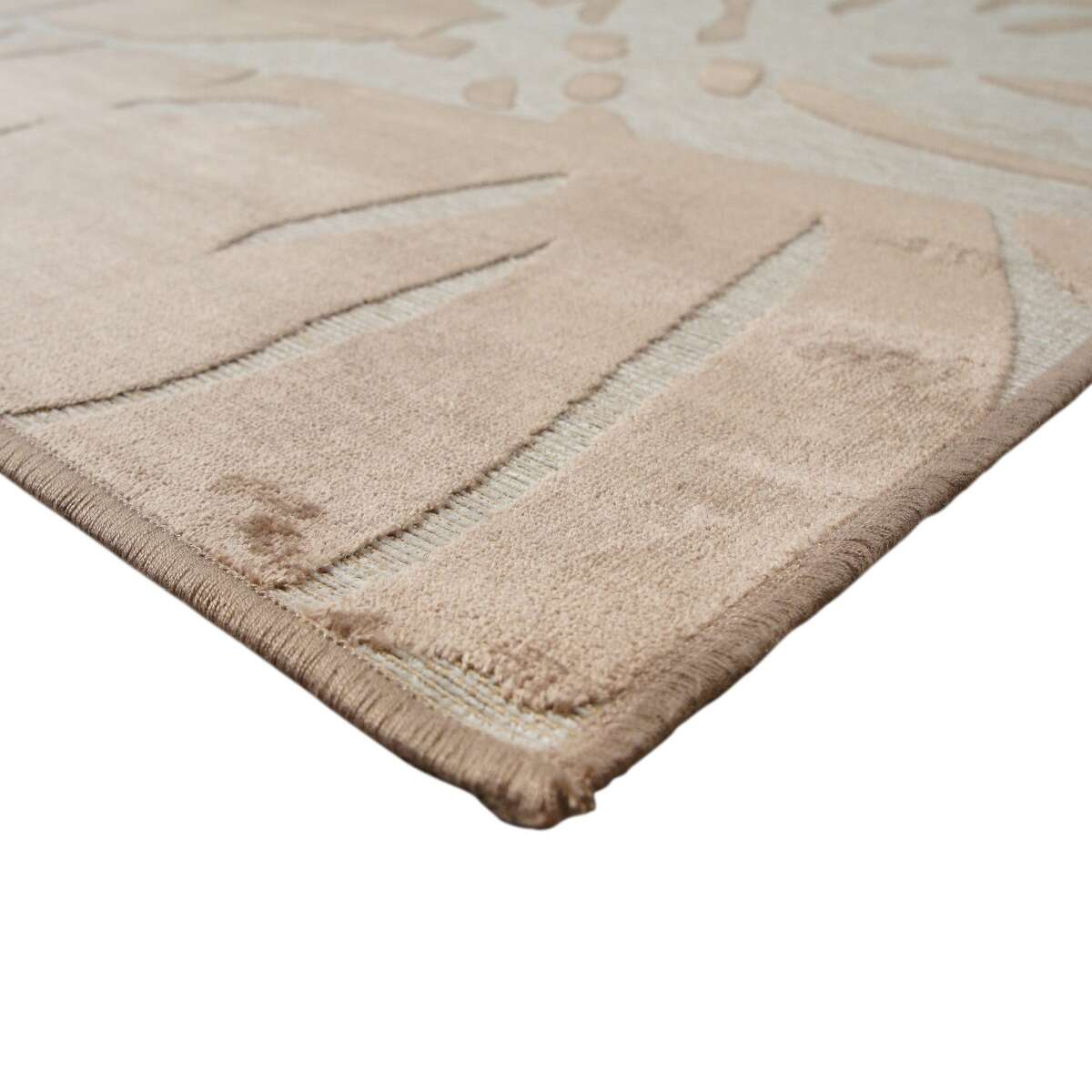 Tapis scandinave moderne doux URBANO EFFECT marron, THE DECO FACTORY