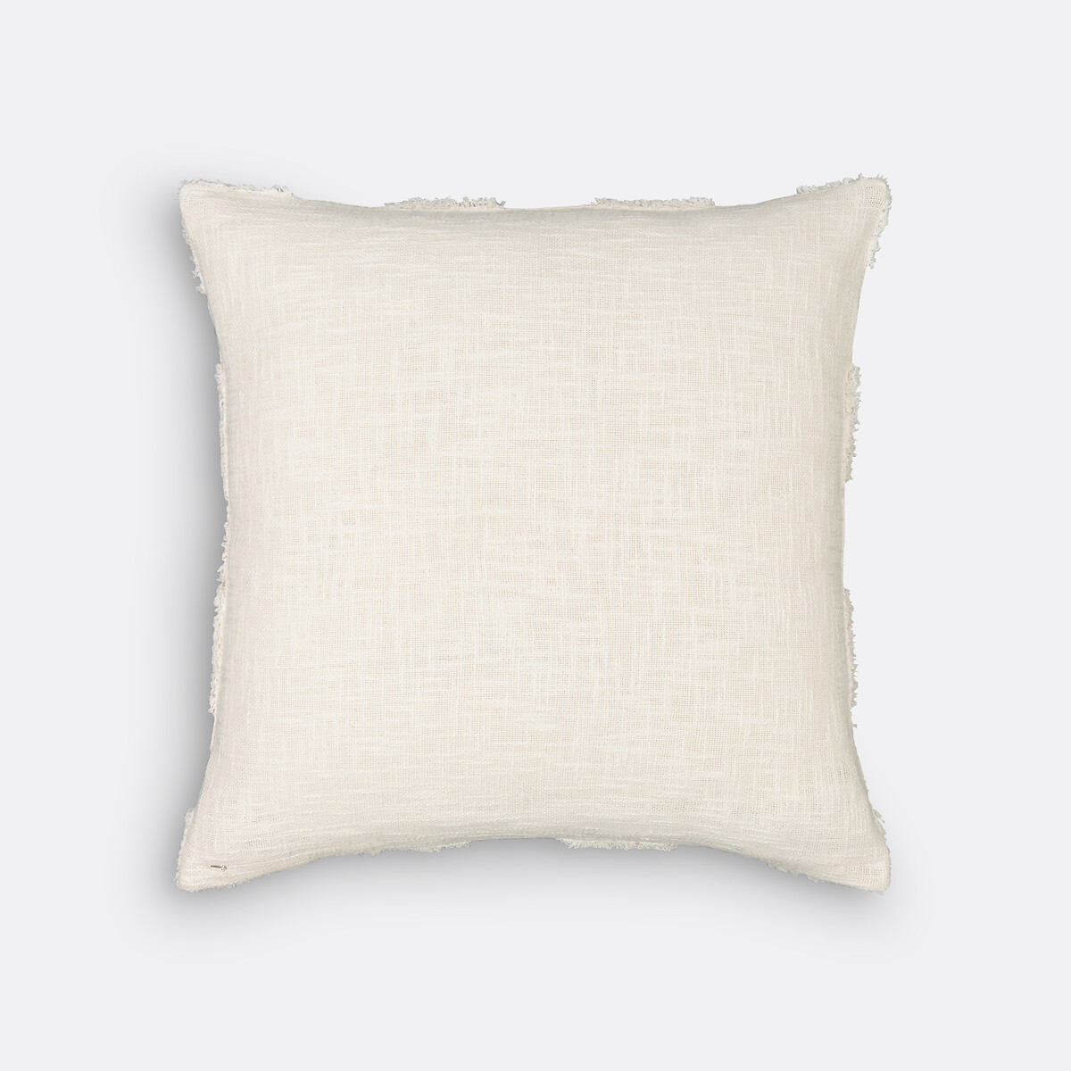 Renzo 65 x 65cm Tufted Cotton Cushion Cover ecru , LA REDOUTE INTERIEURS