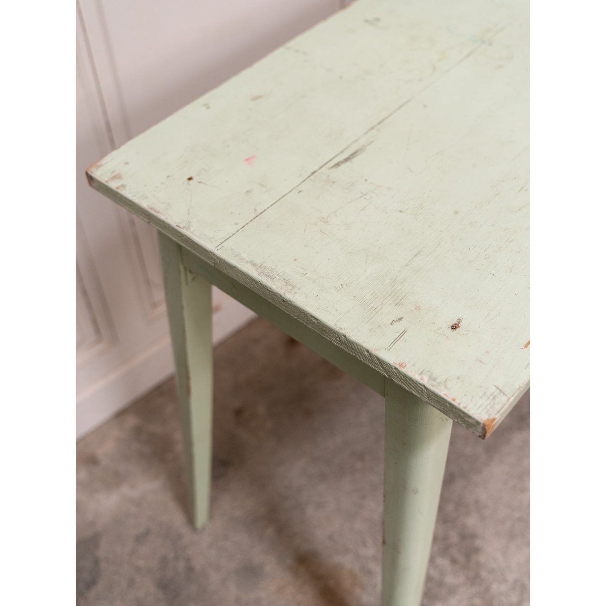 Grande console vert menthe Hanna N°1402 - Bon état vert, DEBONGOUT