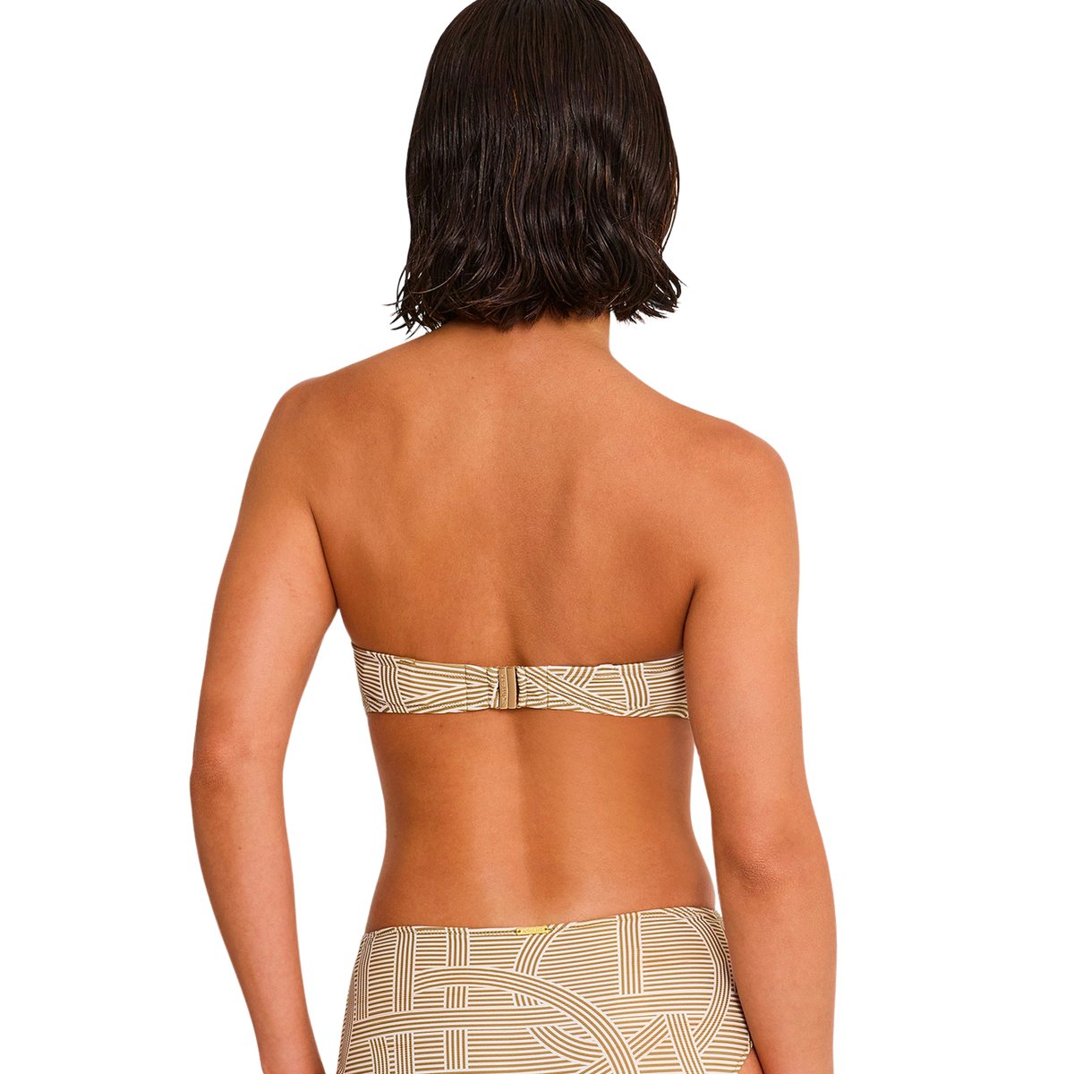 Haut maillot de bain bandeau REVERIE blanc, SELMARK MARE