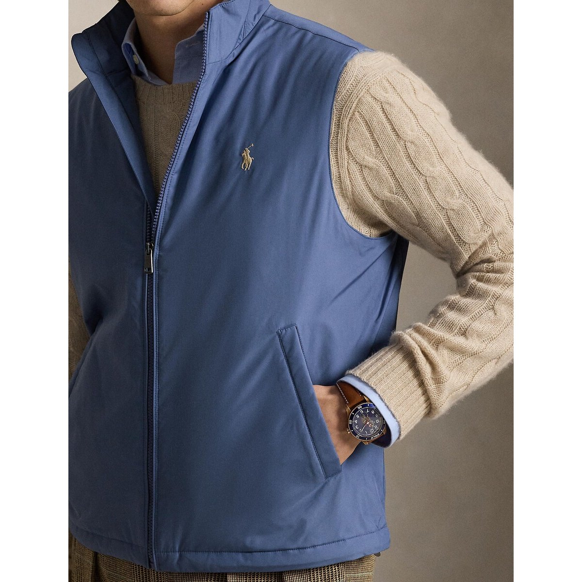 Southland Insulating Cardigan capri blue, POLO RALPH LAUREN