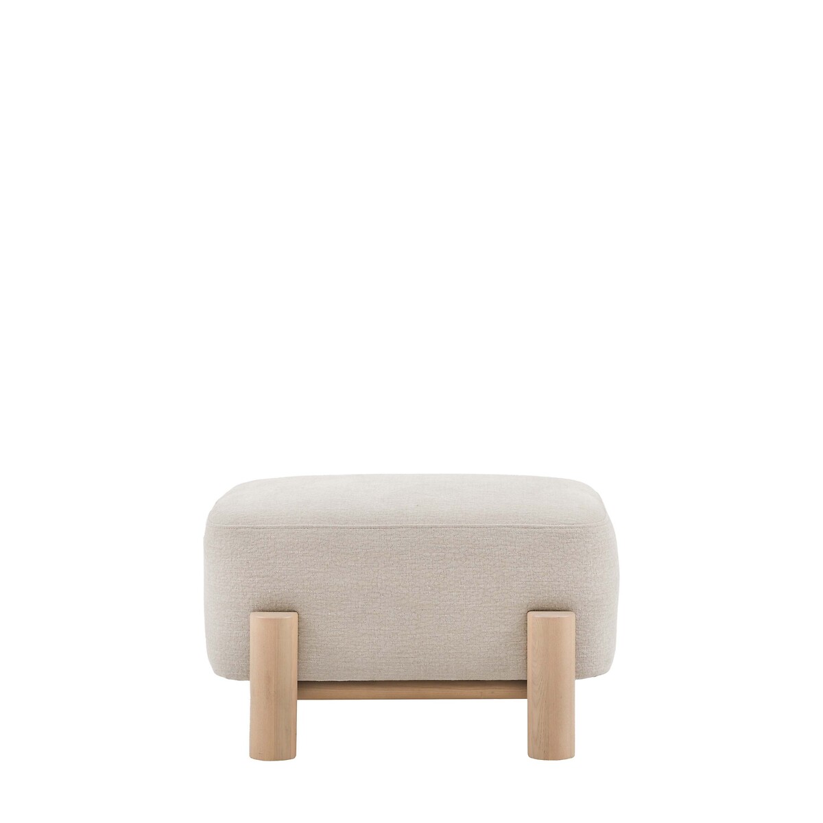 Huxley Velvet Chenille Footstool dusty, ÉDITÉ
