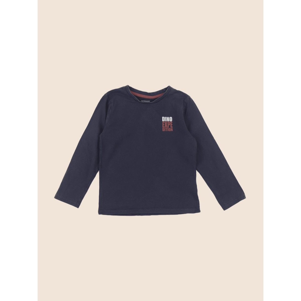 Tee-shirt - Etat satisfaisant bleu, VERTBAUDET