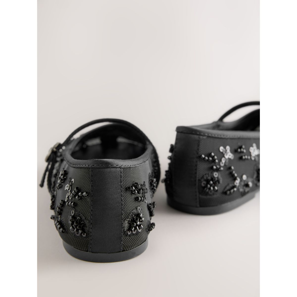 Babies pour grandes occasions maille noire, NEXT