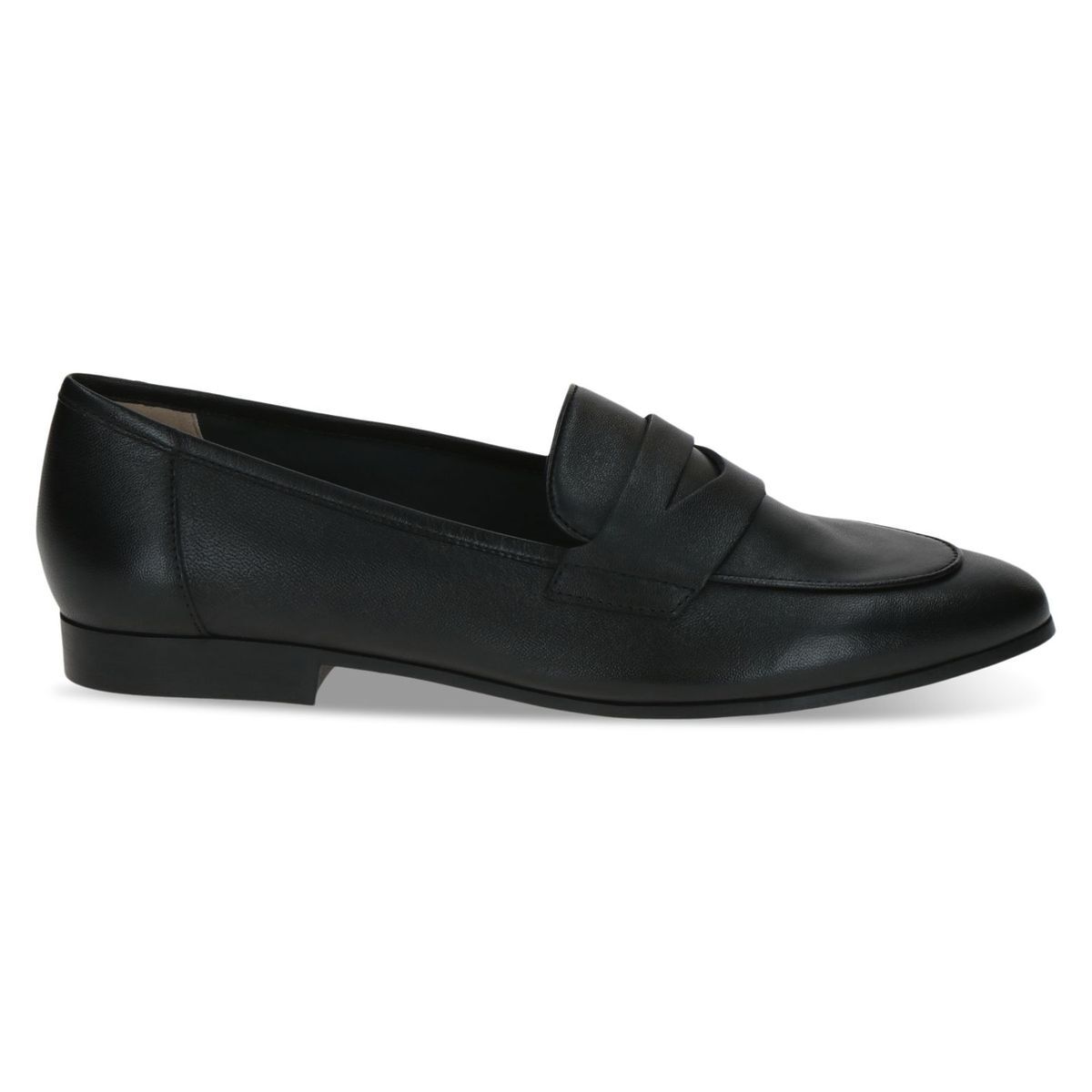 Slipper en cuir noir nappa, CAPRICE