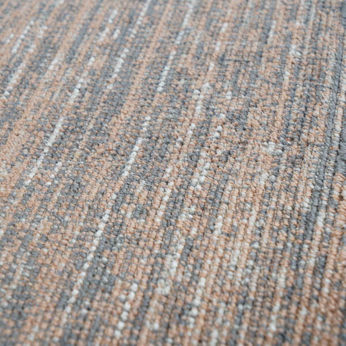 Tapis en laine motifs contemporains WOLLE ART marron, THE DECO FACTORY