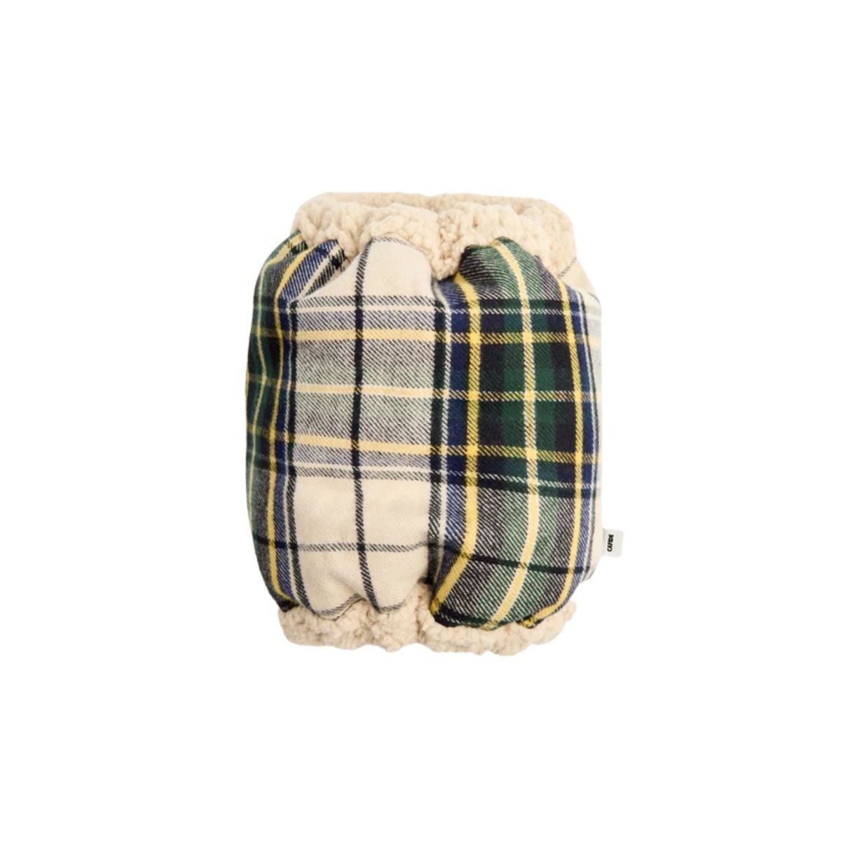 Snood tartan beige pour chien, Olga beige, CAFIDE