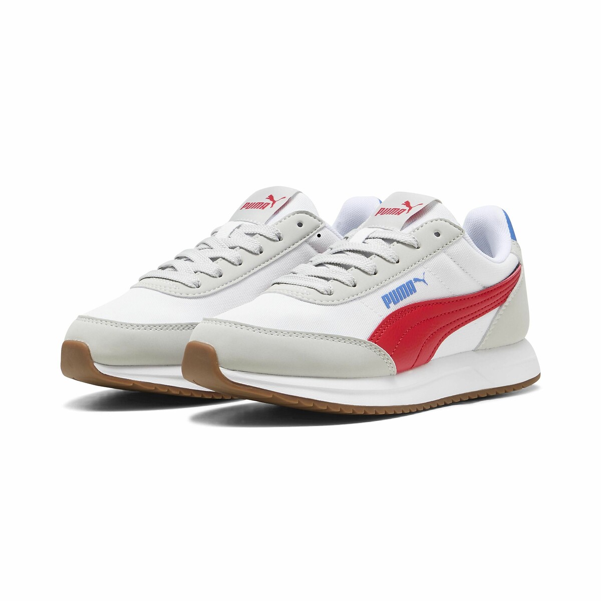Sneakers R78 Lightwind wit/rood/grijs, PUMA