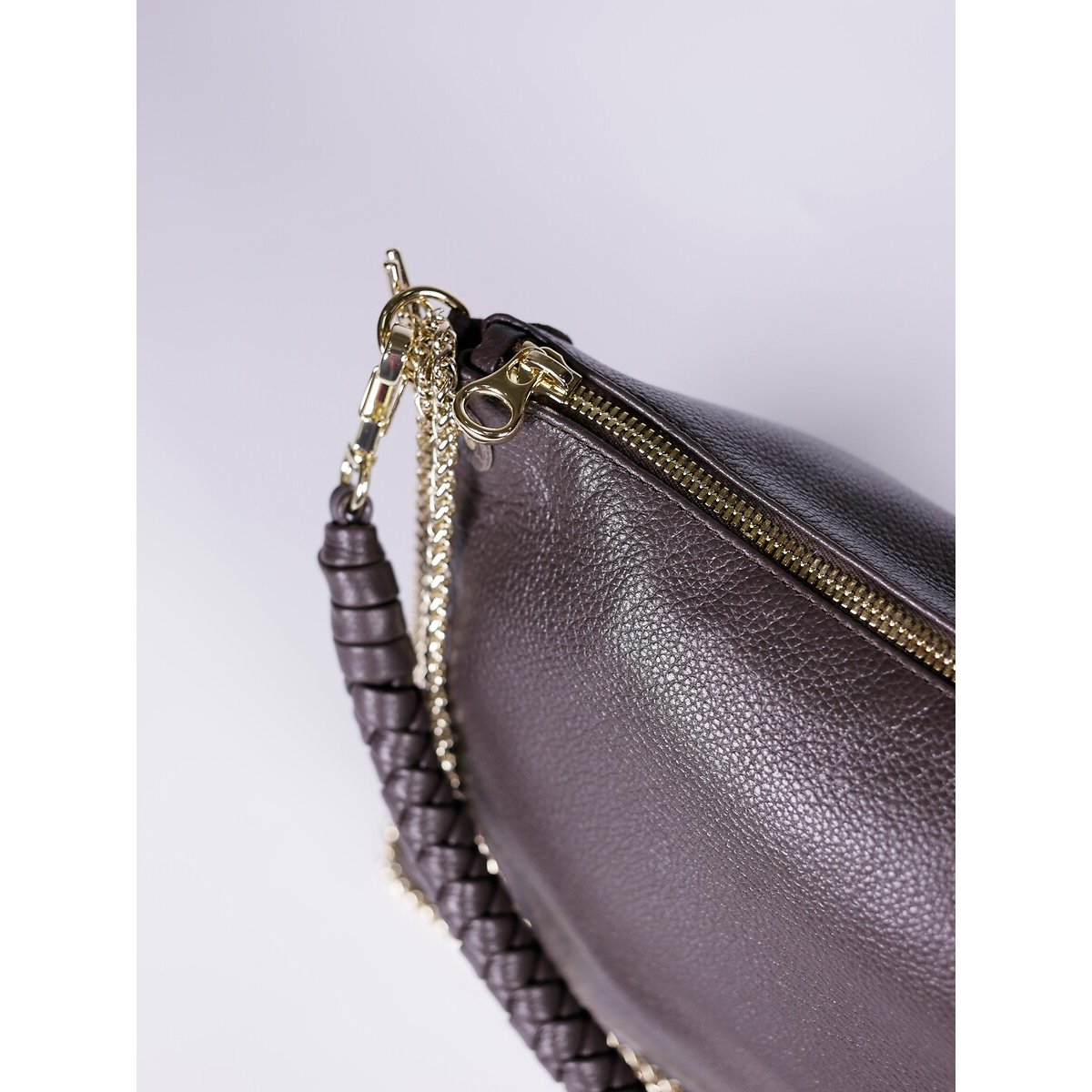 Sac en cuir, MALLOW TWIST ebène, CRAIE STUDIO