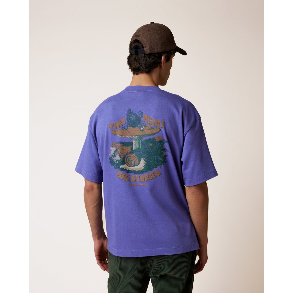 T-shirt en maille violet foncé, FAGUO