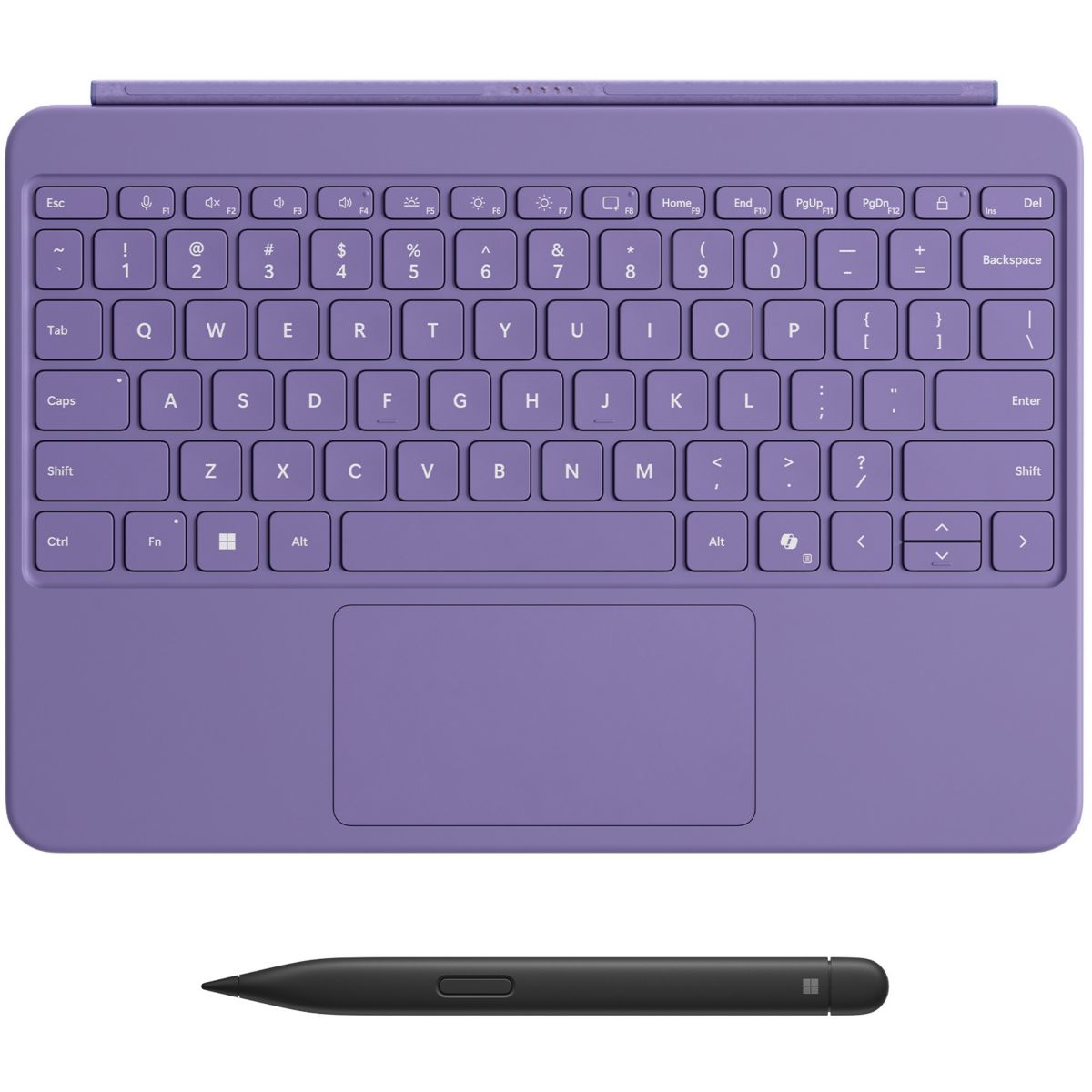 Clavier Clavier + Stylet Violet Surface Pro 12'' couleur unique, MICROSOFT