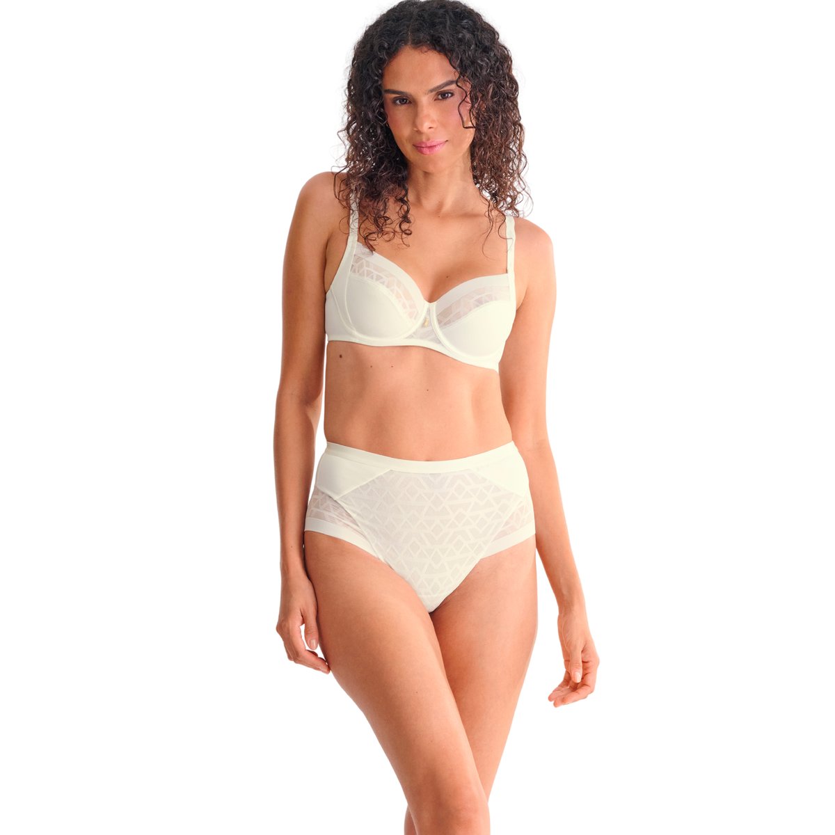 Culotte taille haute Opal ivoire, LISCA