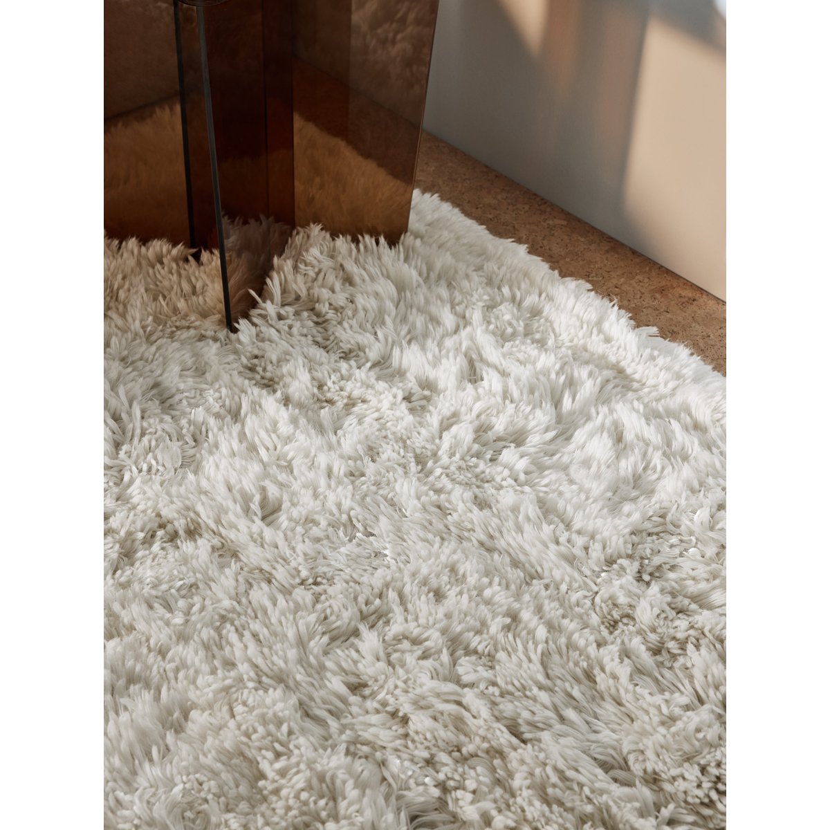 Tapis de salon et chambre shaggy LADA beige, NOVATREND