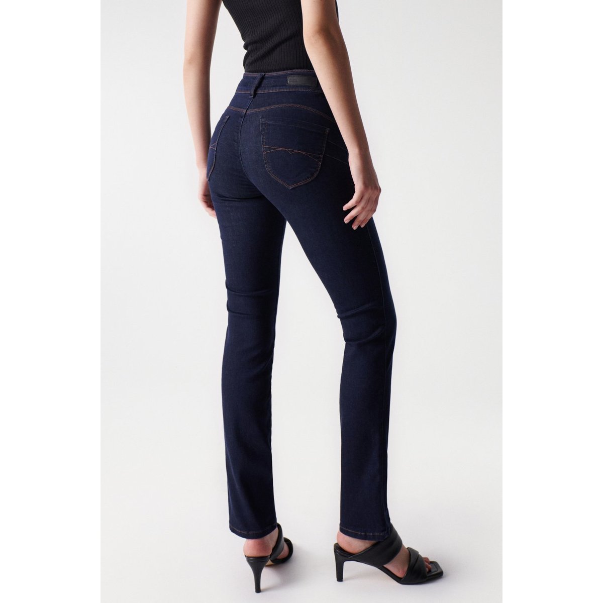 JEAN SECRET PUSH IN SLIM bleu foncé, SALSA JEANS