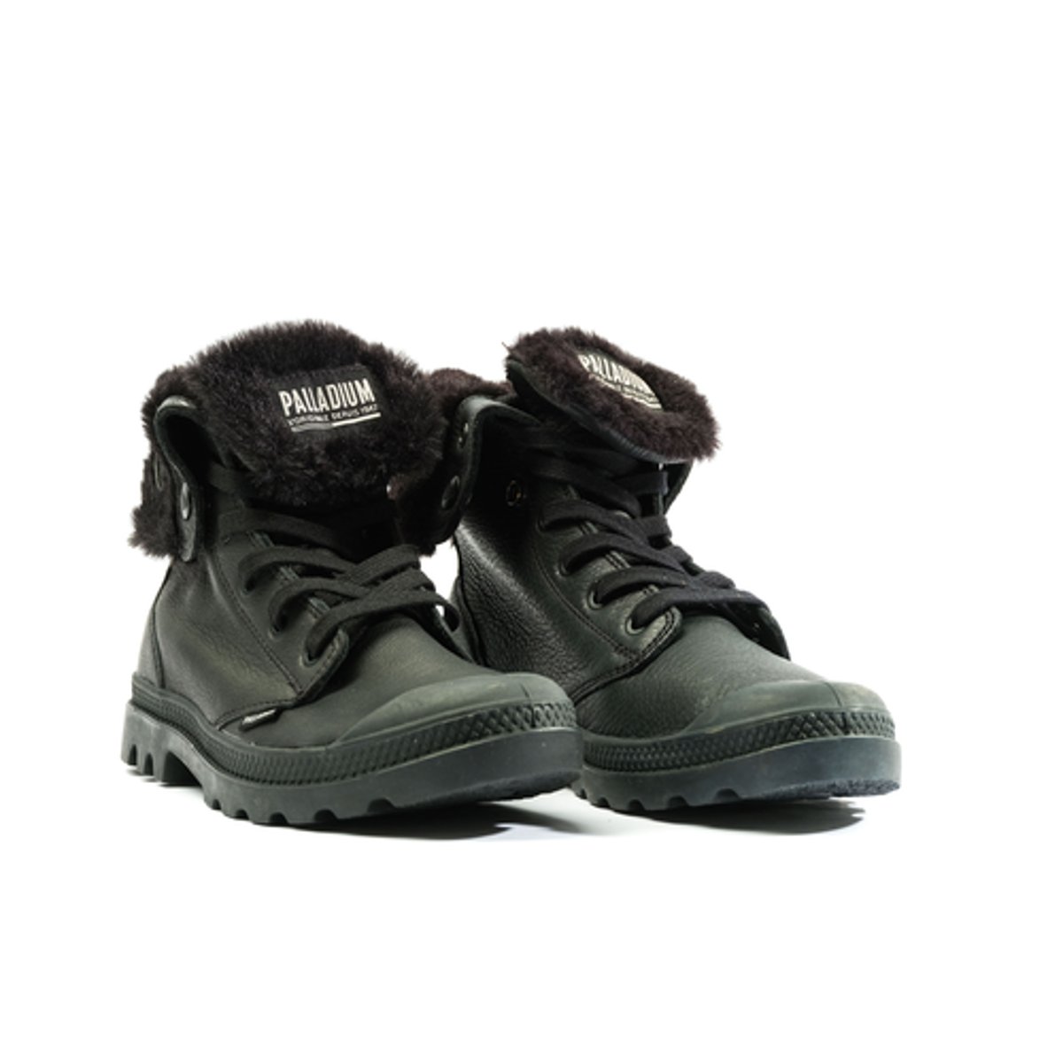 Boots cuir fourrées Baggy NBK Wl black/black, PALLADIUM
