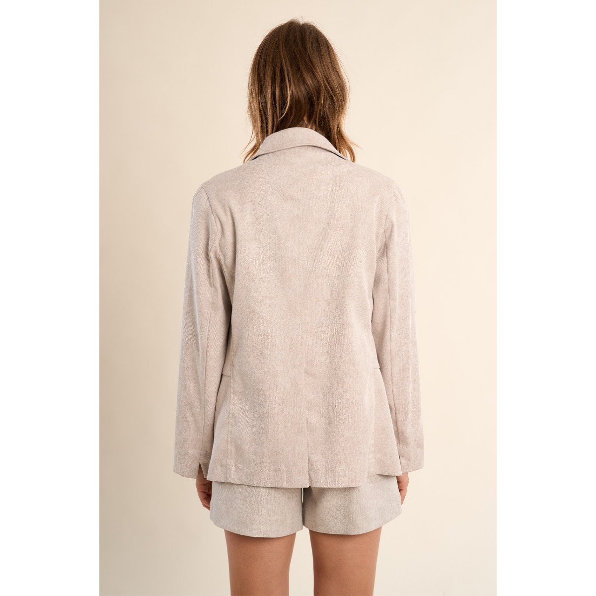 Blazer droit beige, MOLLY BRACKEN