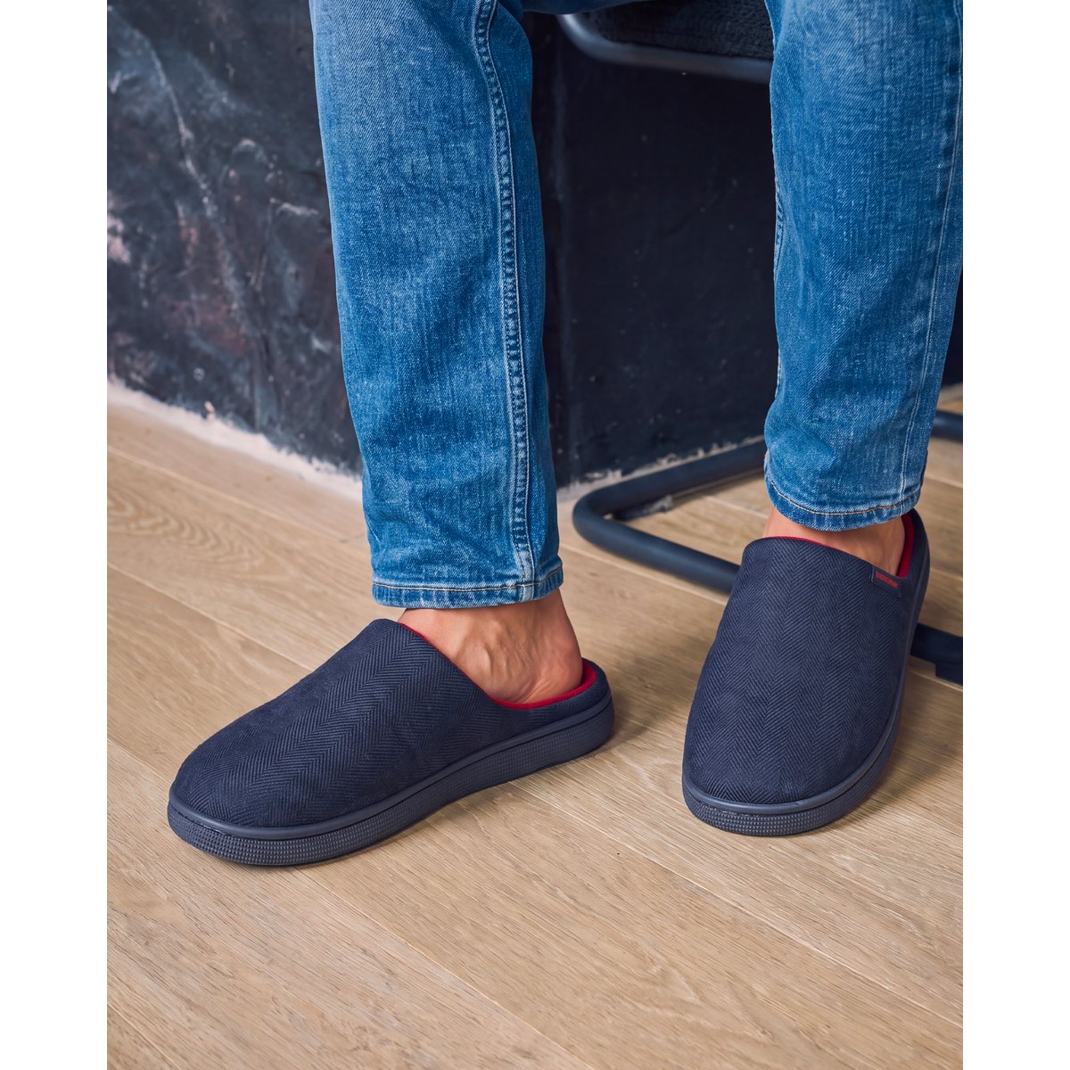 Chaussons Mules bleu, ISOTONER