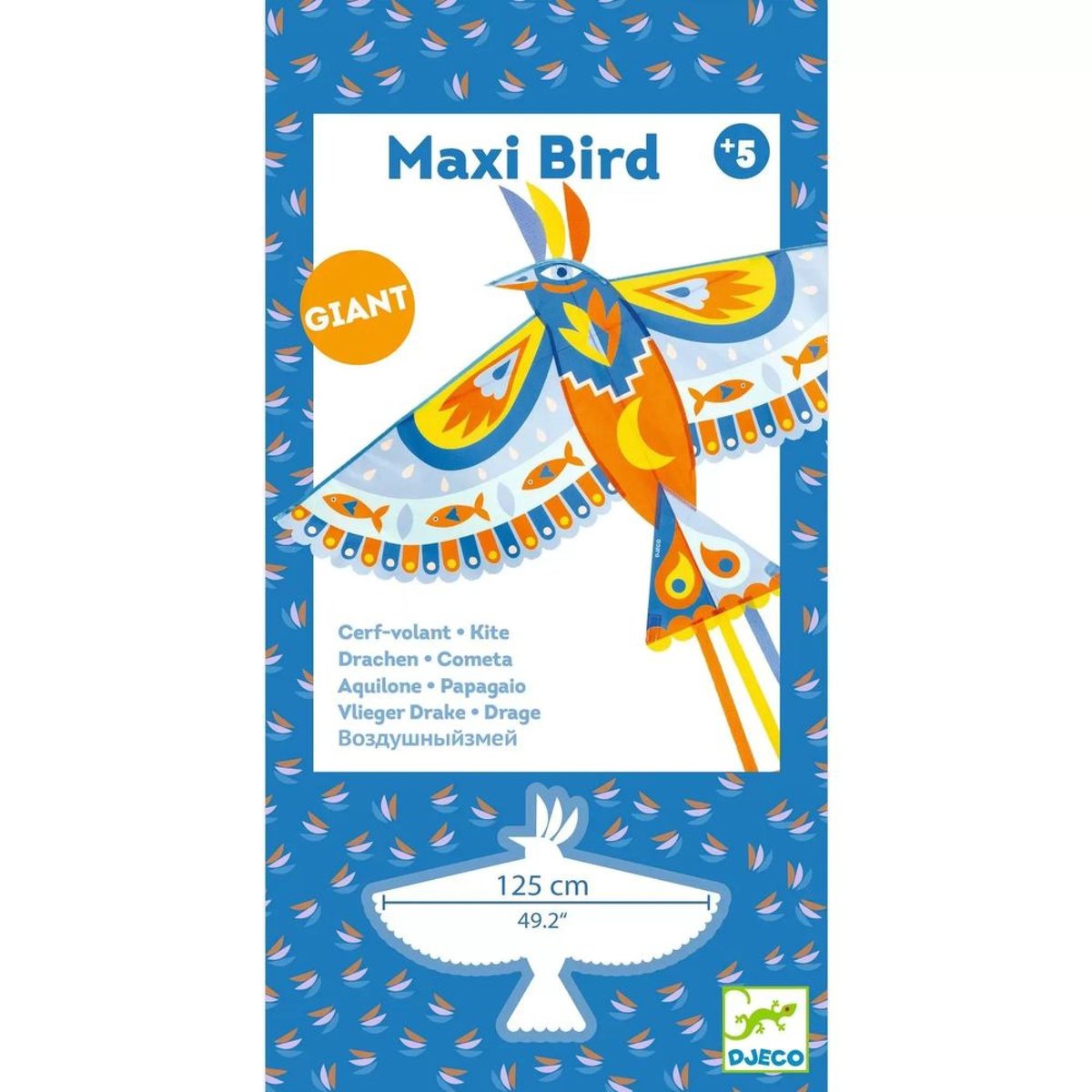 Cerf-volant Maxi Bird bleu, DJECO