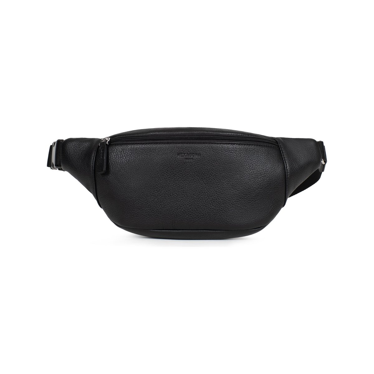 Sac banane CHESTER noir, HEXAGONA