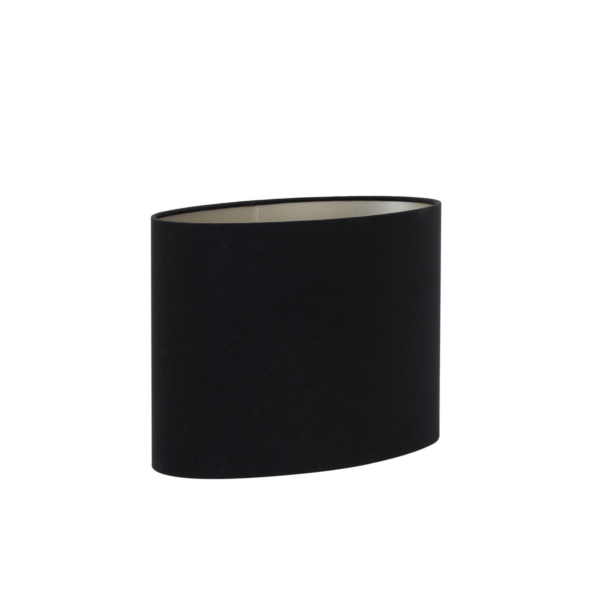 Abat-Jour Velours VELOURS noir, LIGHT & LIVING 