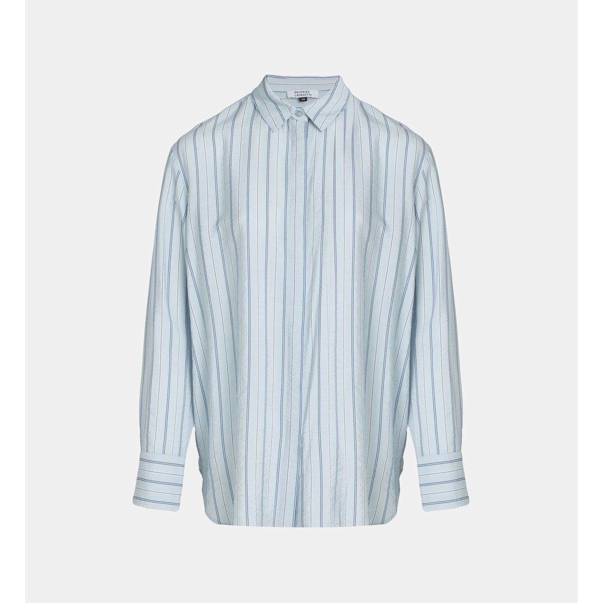 Chemise droite fluide alma rayado bleu ciel, GALERIES LAFAYETTE