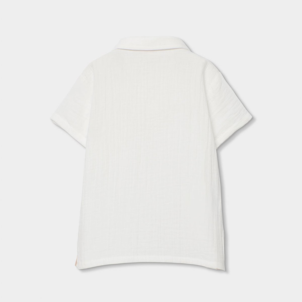 Polo en coton pour garçon blanc, BOBOLI