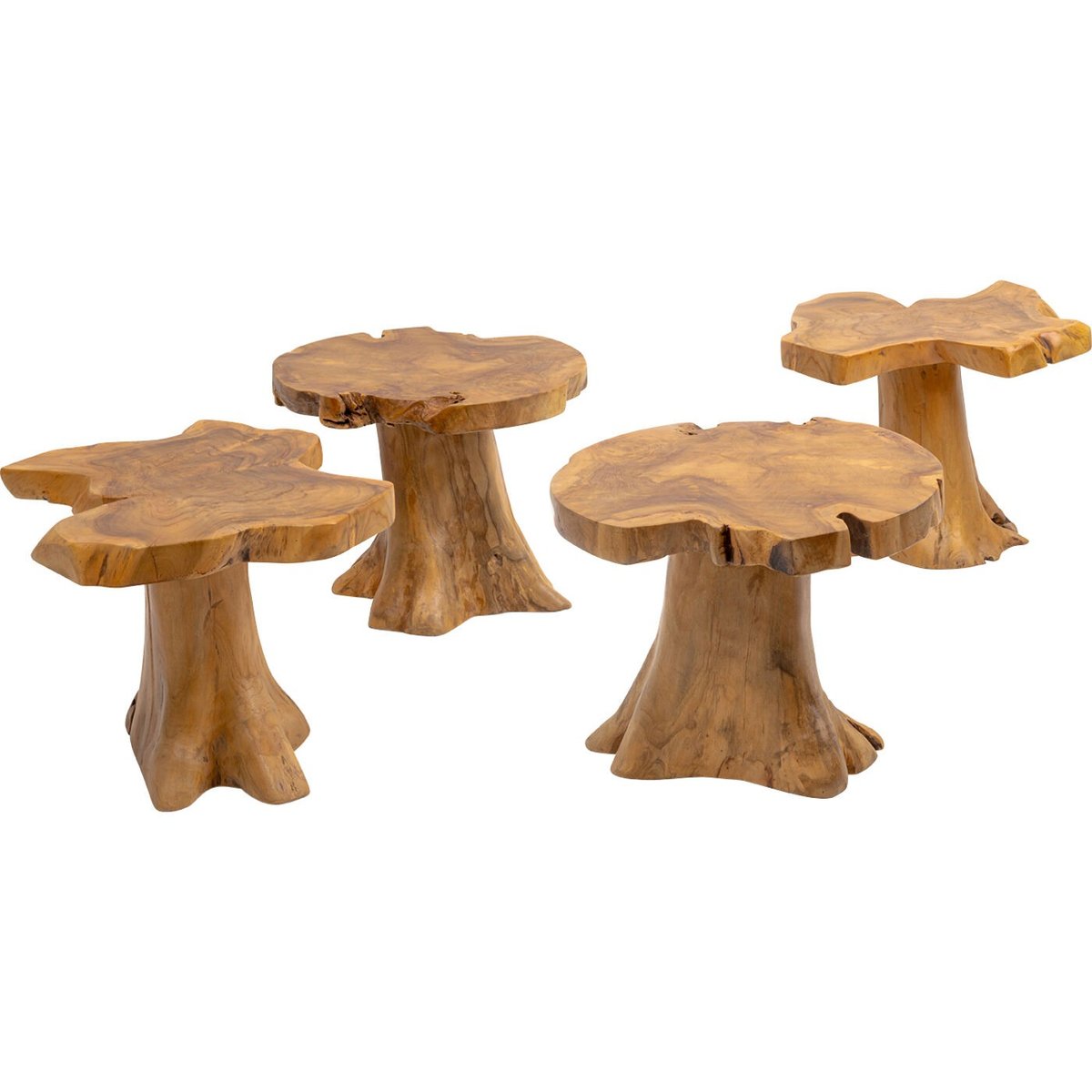 Table basse souche d'arbre bois, KARE DESIGN