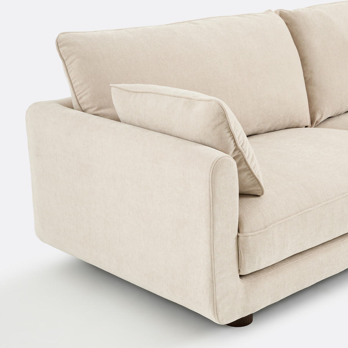 Divano dritto 2, 3, 4 o 5 posti, Emilio beige, LA REDOUTE INTERIEURS