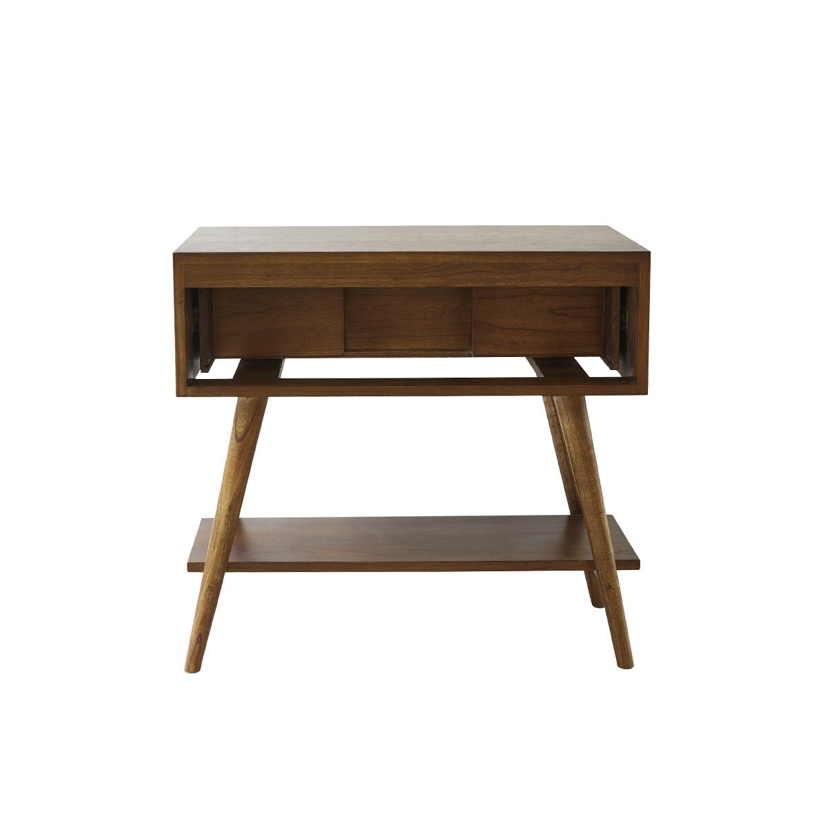 Meuble de salle de bain en mindi massif 80 cm  CALIXTE marron, BERAH GETAH