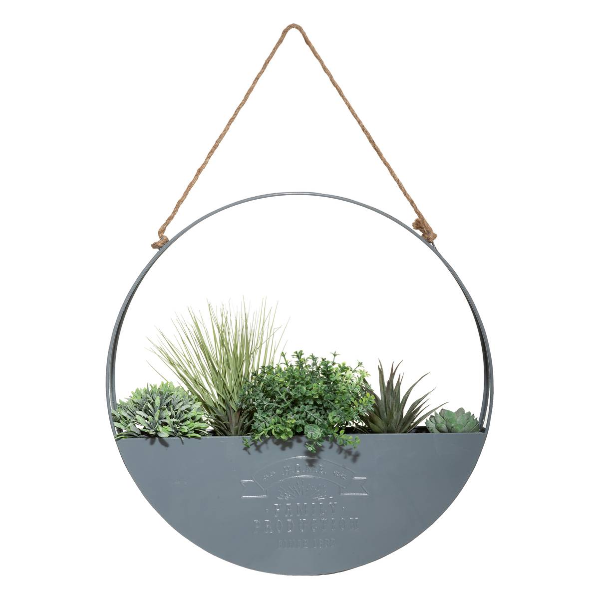 Suspension de 4 plantes artificielles HOUSE vert, ATMOSPHERA