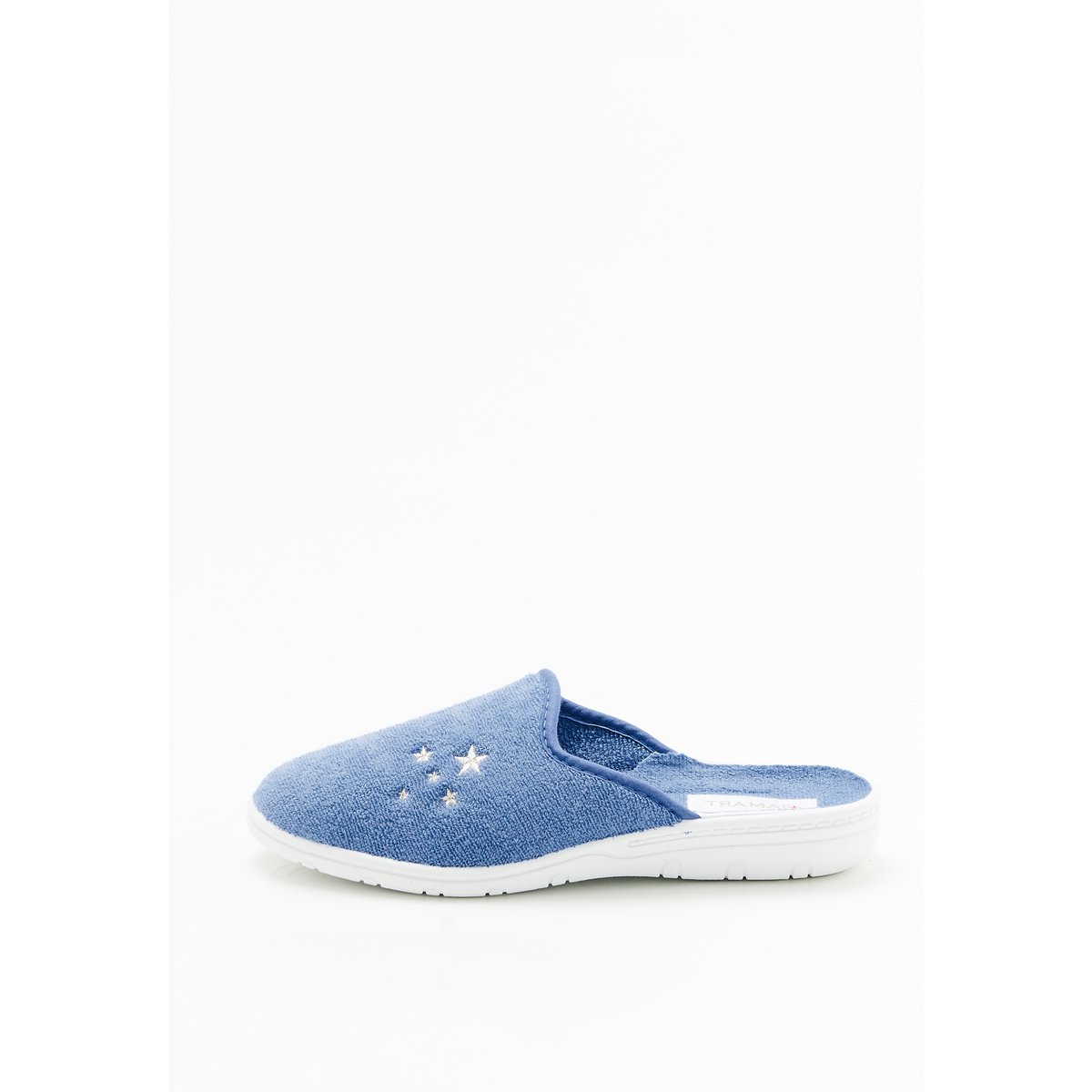 Chaussons mules bleu opaline, DAMART