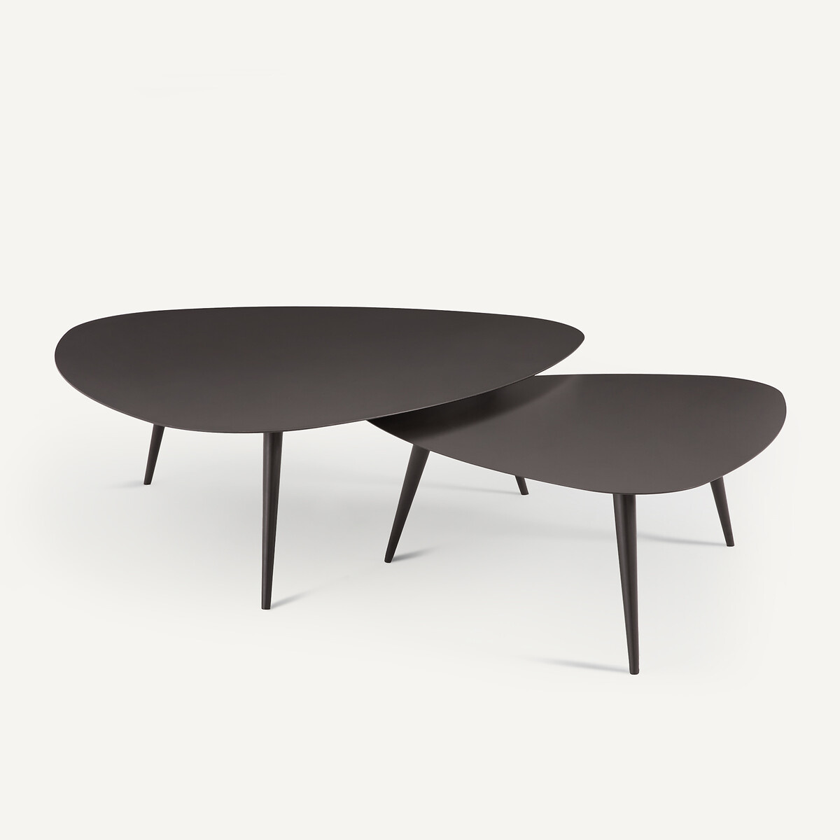 Mesa de centro Théoleine, tamanho grande metal escuro, AM.PM
