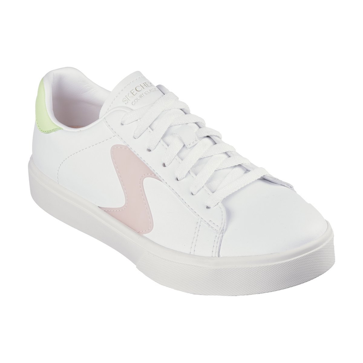Basket à Lacets Top Grade blanc-rose-lime, SKECHERS