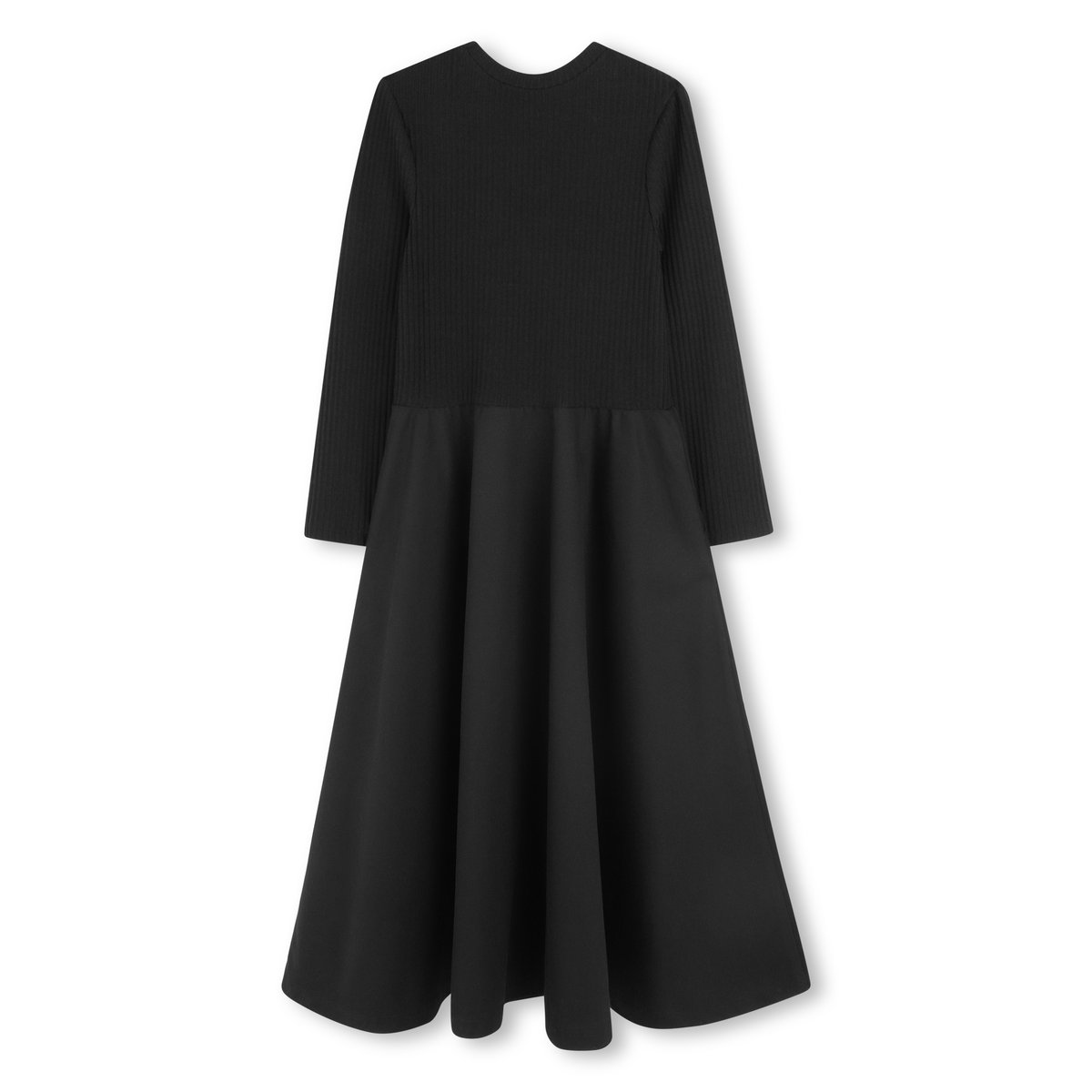 Longue robe bi-tissu black, DKNY
