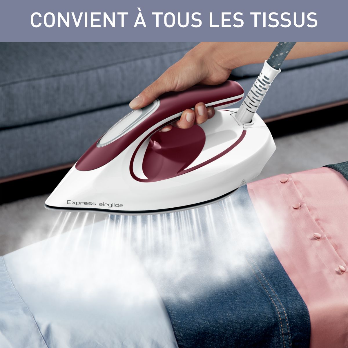 Centrale vapeur SV8026C0 Express Airglide rouge, CALOR