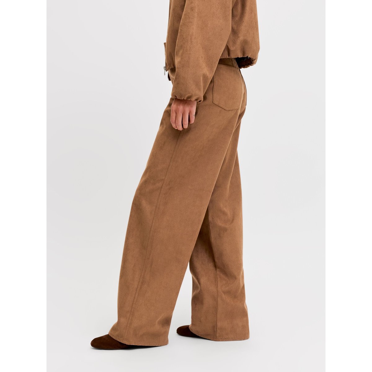 Pantalon À Jambe Large cognac, JJXX