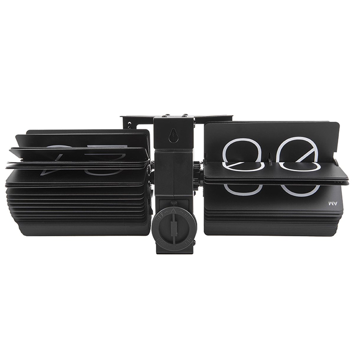 Horloge De Table Acier FLIP KLOK NO CASE noir mat, KARLSSON