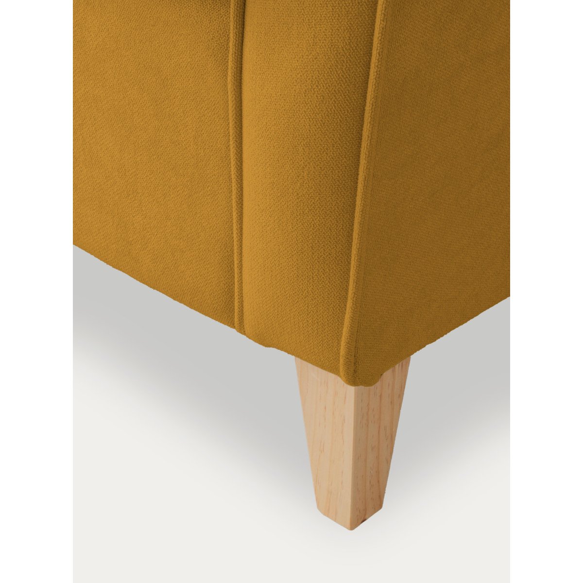 Fauteuil Rembourrée - DAN moutarde, KENAY
