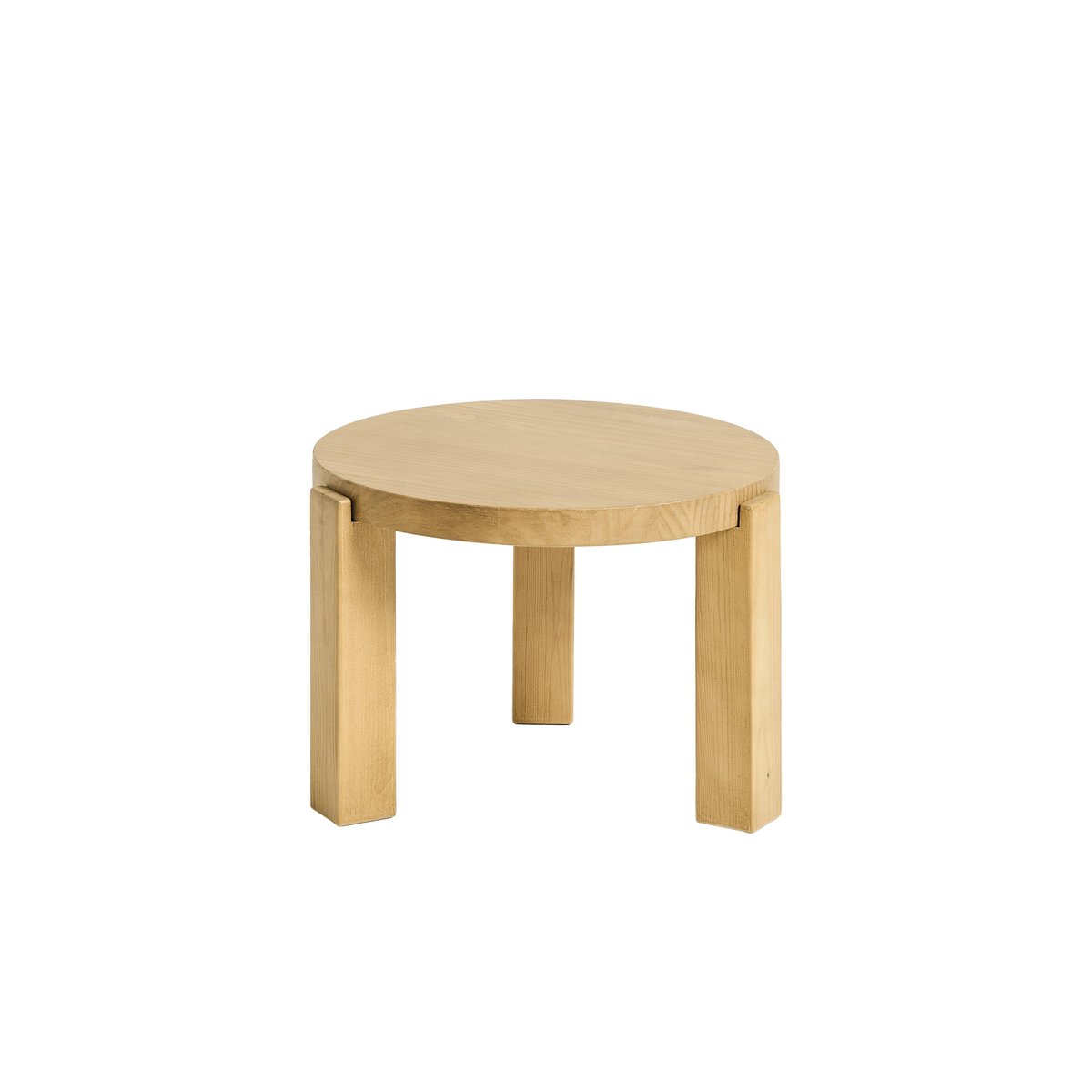 Table basse en bois massif de pin 50x35 cm - MYRE naturel, HANNUN