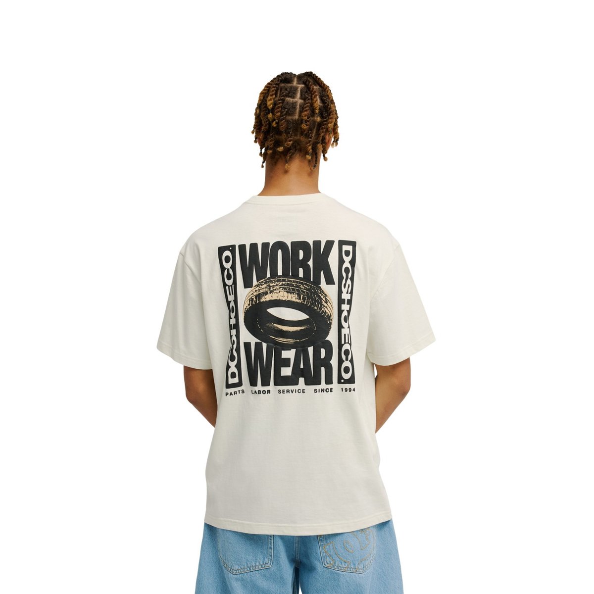 T-Shirt manches courtes. blanc lily white, DC SHOES
