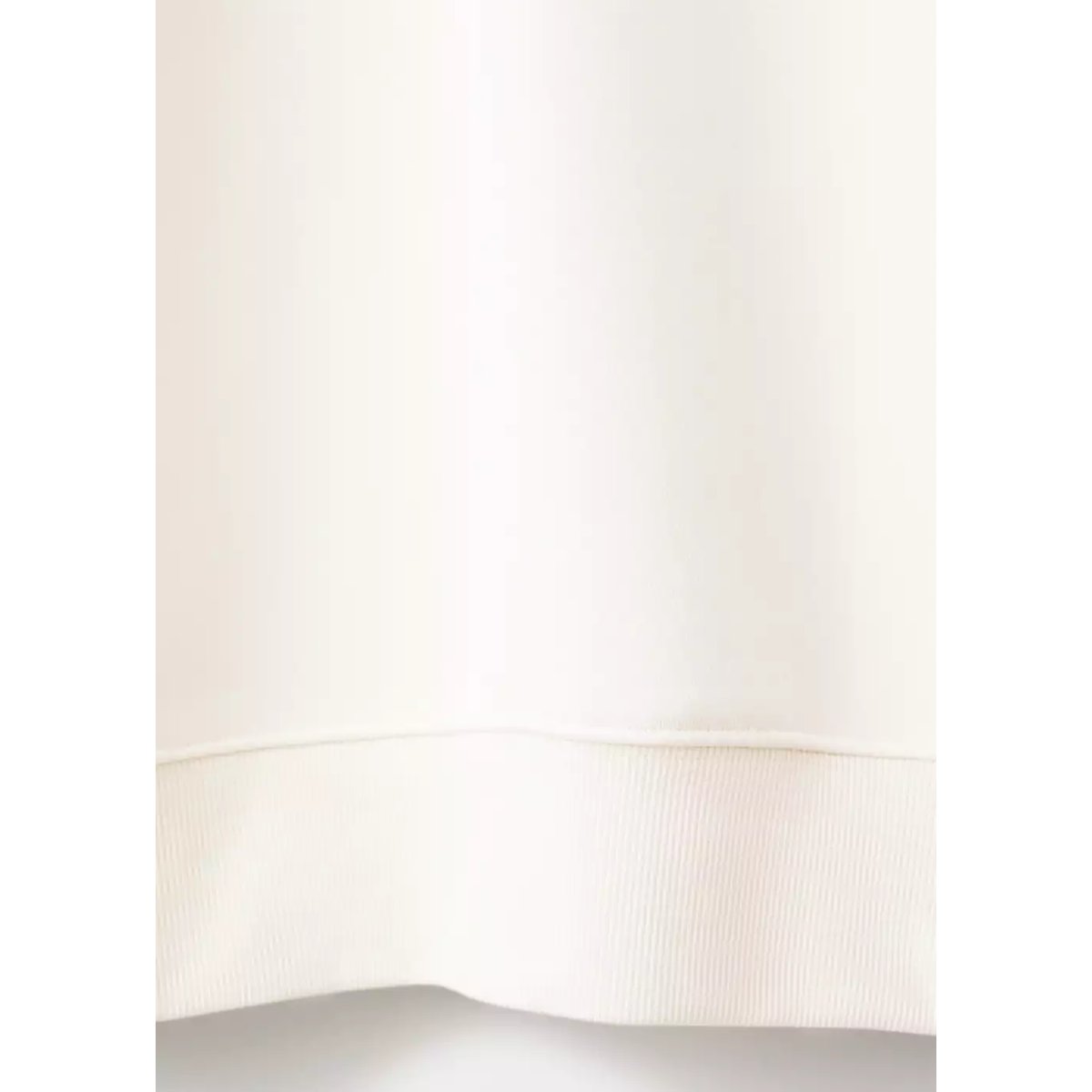 Sweat en coton intérieur soft-touch blanc, MANGO MAN